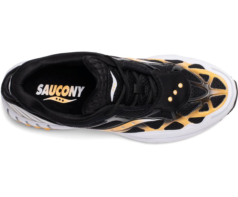 Saucony Grid Web Women's Originals White / Black / Yellow | AU 003EBCX